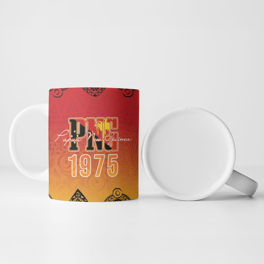 Papua New Guinea 1975 To The Future Ceramic Mug Sepik Masks LT7 - Polynesian Pride