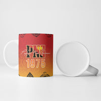 Papua New Guinea 1975 To The Future Ceramic Mug Sepik Masks LT7 - Polynesian Pride