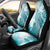 Polynesia Turtle Car Seat Cover Watercolor Abstract Style