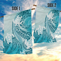 Polynesia Turtle Garden Flag Watercolor Abstract Style LT7 - Polynesian Pride