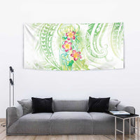 Summer Green Polynesian Jellyfish Tapestry Watercolor Glows LT7 - Polynesian Pride