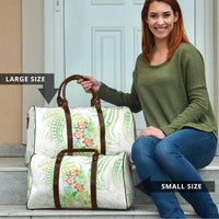Summer Green Polynesian Jellyfish Travel Bag Watercolor Glows LT7 - Polynesian Pride