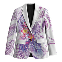 Lavender Polynesian Jellyfish Blazer Watercolor Glows LT7 Unisex Lavender - Polynesian Pride