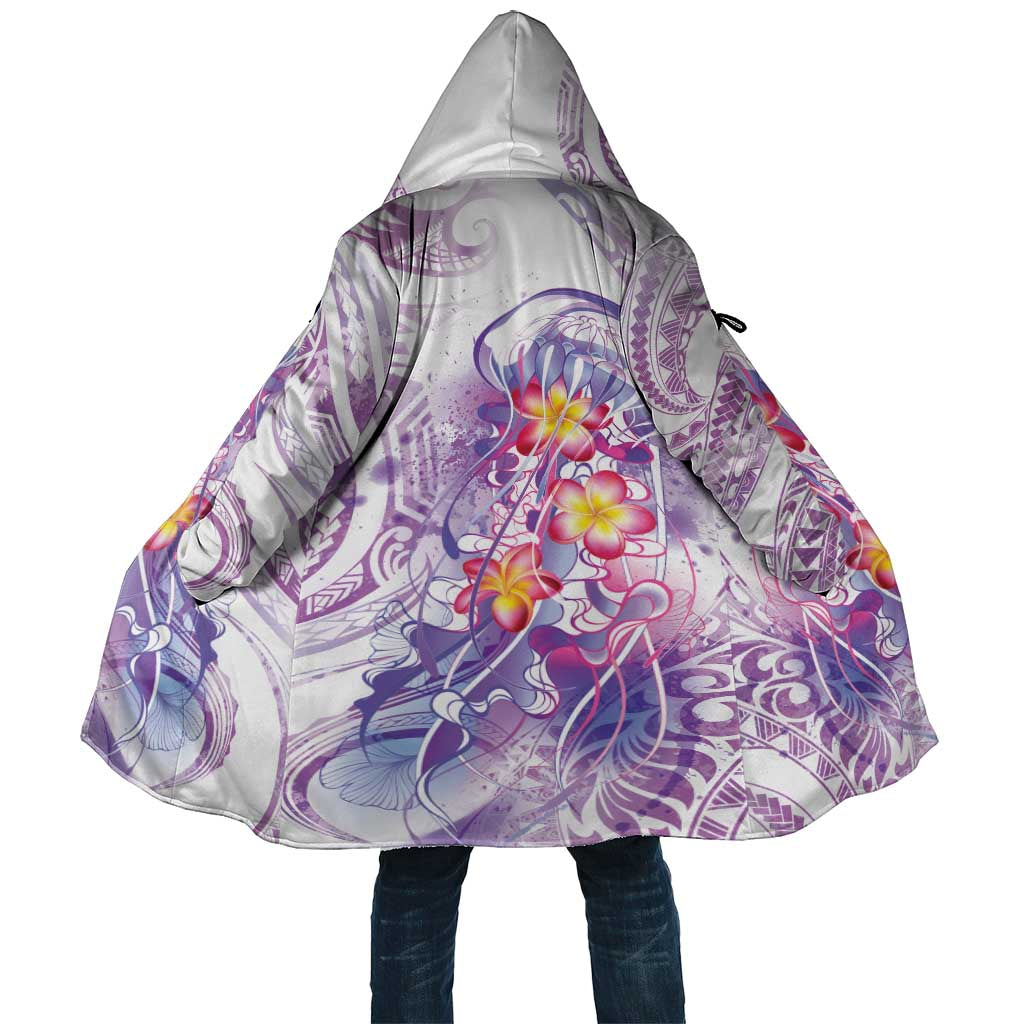Lavender Polynesian Jellyfish Cloak Watercolor Glows LT7 Unisex Lavender - Polynesian Pride