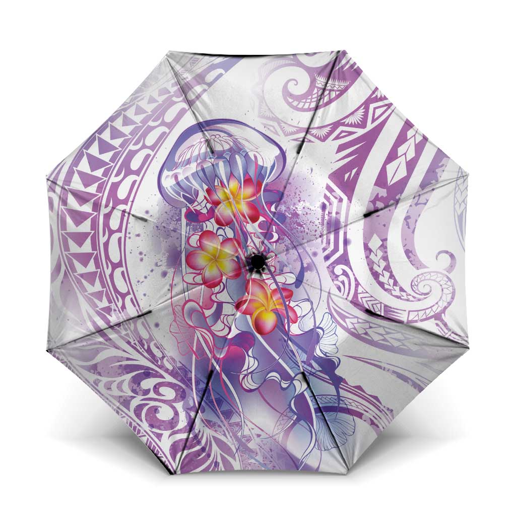 Lavender Polynesian Jellyfish Umbrella Watercolor Glows LT7 One Size Folded 11.42 inch Opened Diameter 37.4 inch Lavender - Polynesian Pride