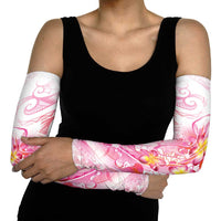 Rose Pink Polynesian Jellyfish Arm Sleeves Watercolor Glows LT7 - Polynesian Pride