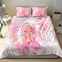 Rose Pink Polynesian Jellyfish Bedding Set Watercolor Glows LT7 - Polynesian Pride