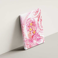 Rose Pink Polynesian Jellyfish Canvas Wall Art Watercolor Glows LT7 - Polynesian Pride