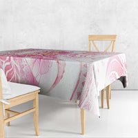 Rose Pink Polynesian Jellyfish Tablecloth Watercolor Glows LT7 - Polynesian Pride