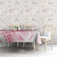 Rose Pink Polynesian Jellyfish Tablecloth Watercolor Glows LT7 - Polynesian Pride