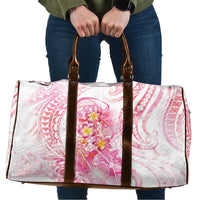 Rose Pink Polynesian Jellyfish Travel Bag Watercolor Glows LT7 Rose Pink - Polynesian Pride