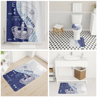 Queen Victoria School Fiji Vulinitu Verata House Bathroom Set Masi Tapa LT7 - Polynesian Pride