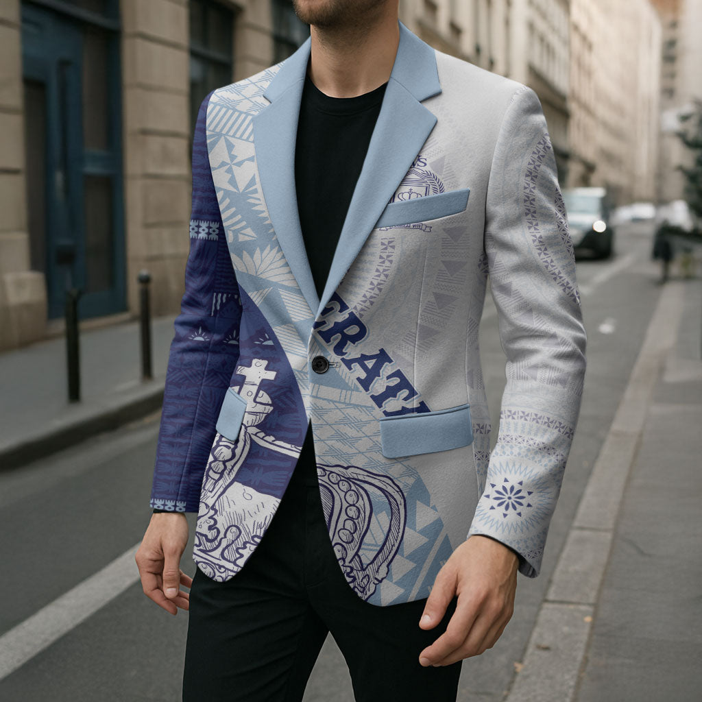 Queen Victoria School Fiji Vulinitu Verata House Blazer Masi Tapa LT7 - Polynesian Pride