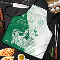 Queen Victoria School Fiji Vulinitu Bau House Apron Masi Tapa LT7 Green - Polynesian Pride