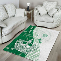 Queen Victoria School Fiji Vulinitu Bau House Area Rug Masi Tapa LT7 - Polynesian Pride