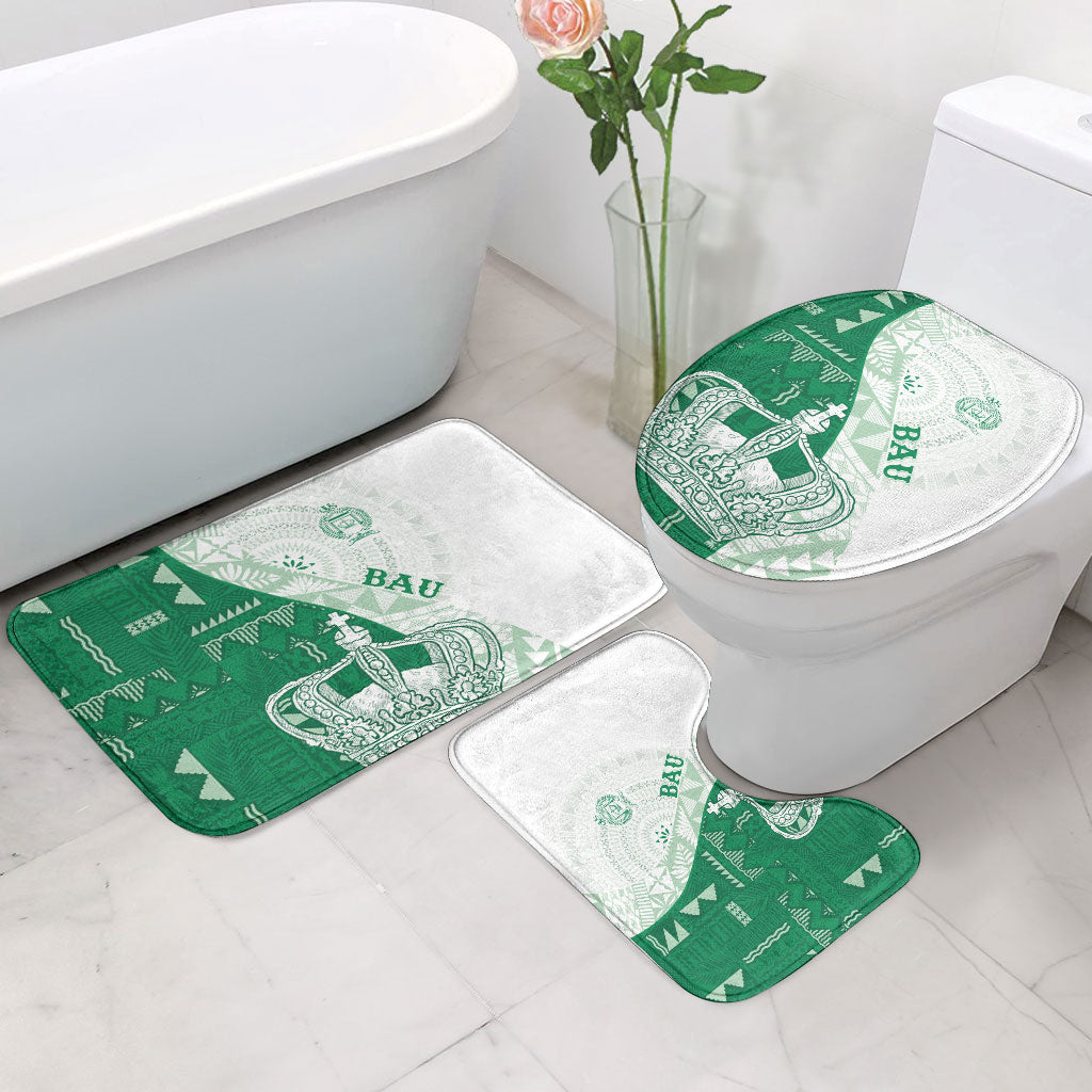 Queen Victoria School Fiji Vulinitu Bau House Bathroom Set Masi Tapa LT7 - Polynesian Pride