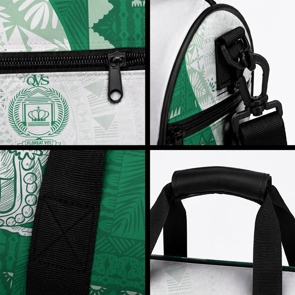 Queen Victoria School Fiji Vulinitu Bau House Duffle Bag Masi Tapa LT7 - Polynesian Pride