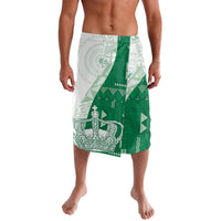 Queen Victoria School Fiji Vulinitu Bau House Lavalava Masi Tapa LT7 Green - Polynesian Pride