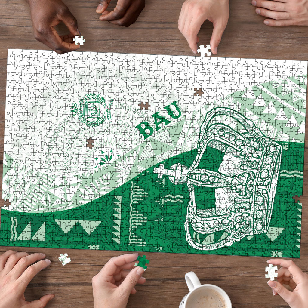 Queen Victoria School Fiji Vulinitu Bau House Puzzle Masi Tapa LT7 - Polynesian Pride