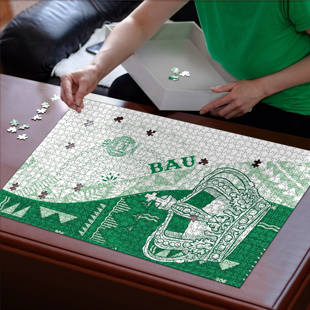 Queen Victoria School Fiji Vulinitu Bau House Puzzle Masi Tapa LT7 - Polynesian Pride