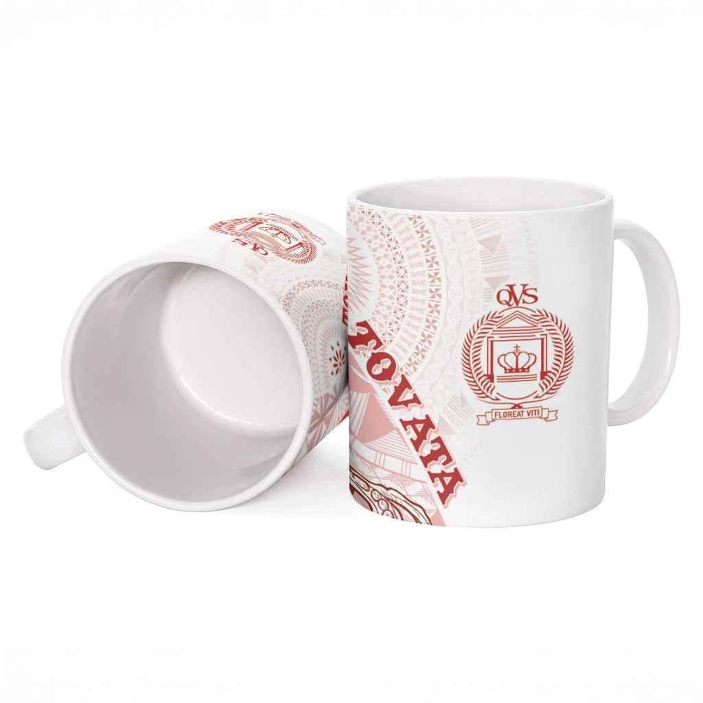 Queen Victoria School Fiji Vulinitu Tovata House Ceramic Mug Masi Tapa LT7 - Polynesian Pride