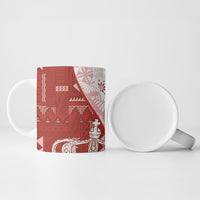 Queen Victoria School Fiji Vulinitu Tovata House Ceramic Mug Masi Tapa LT7 - Polynesian Pride