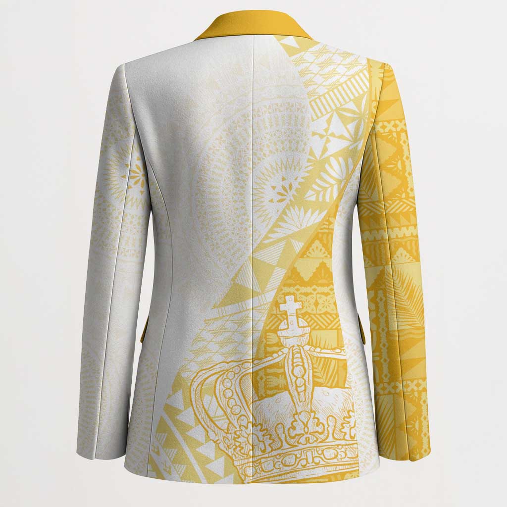 Queen Victoria School Fiji Vulinitu Rewa House Blazer Masi Tapa LT7 - Polynesian Pride