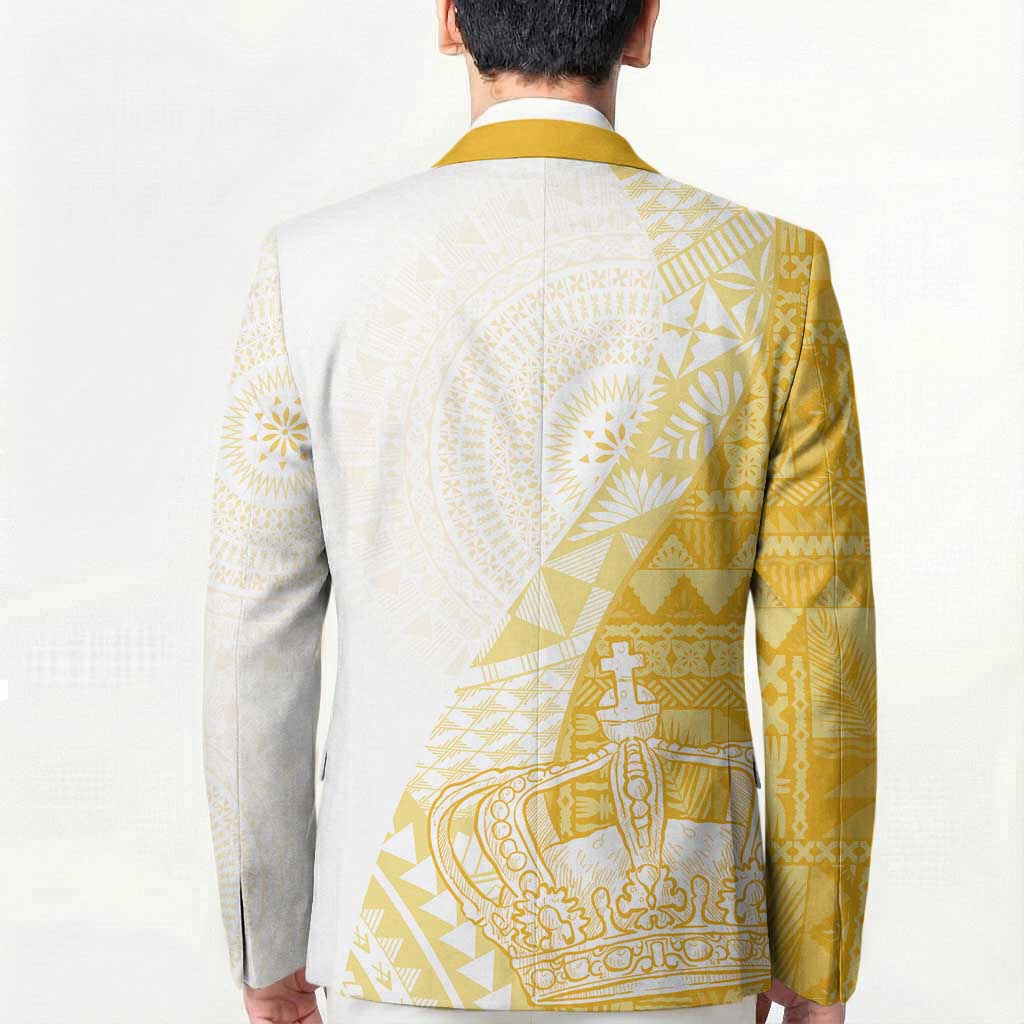 Queen Victoria School Fiji Vulinitu Rewa House Blazer Masi Tapa LT7 - Polynesian Pride