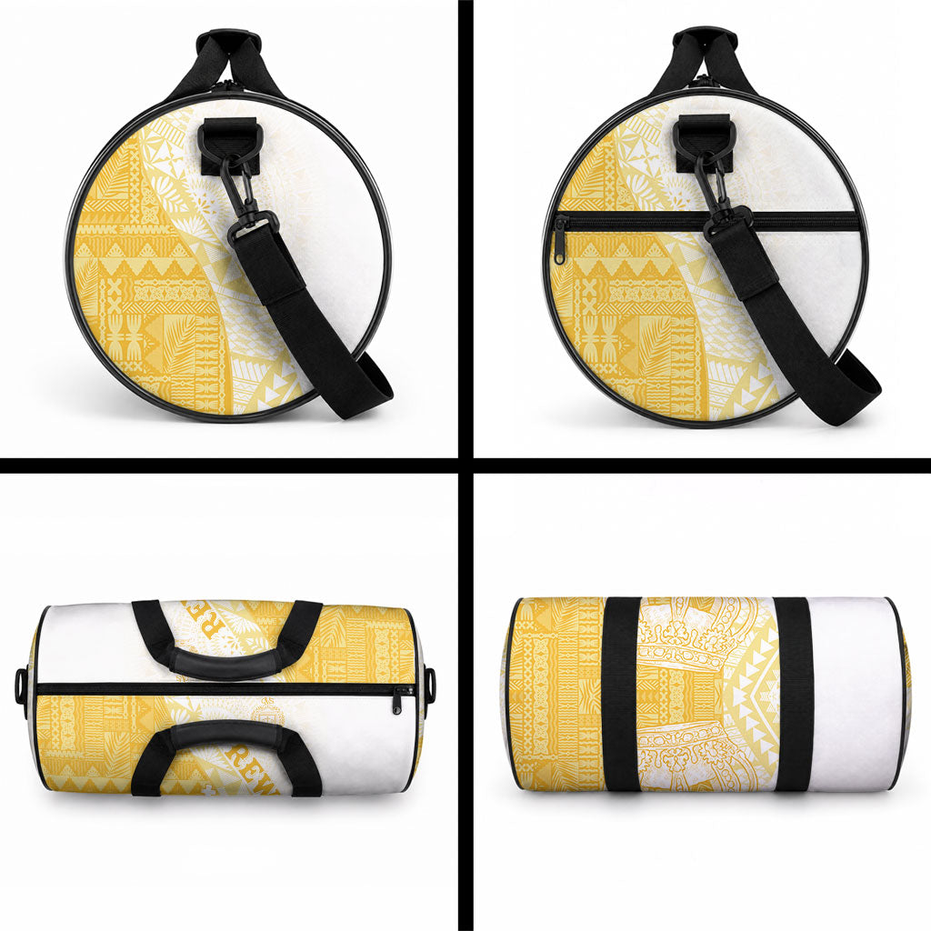 Queen Victoria School Fiji Vulinitu Rewa House Duffle Bag Masi Tapa LT7 - Polynesian Pride