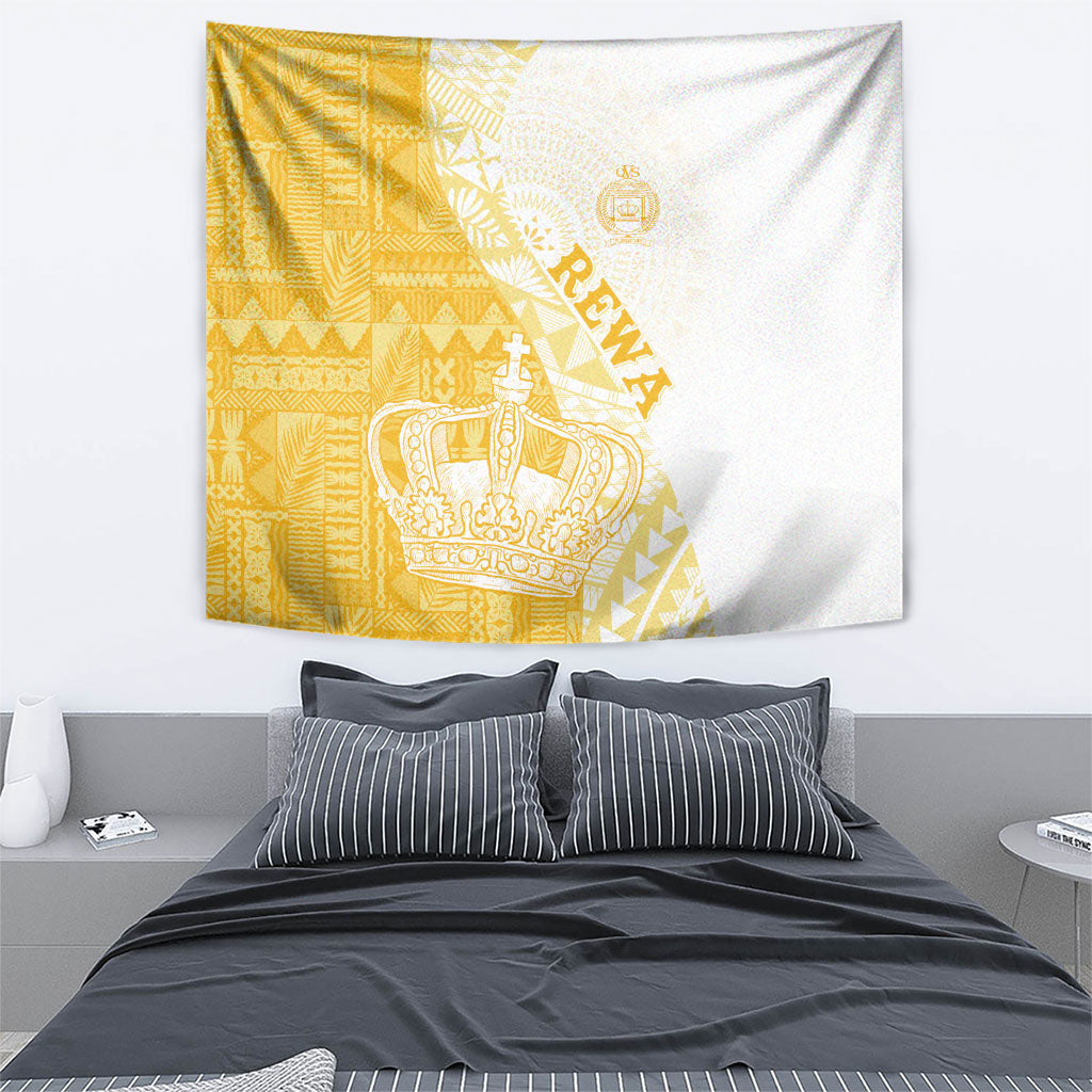 Queen Victoria School Fiji Vulinitu Rewa House Tapestry Masi Tapa LT7 - Polynesian Pride
