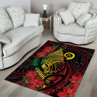 Vanuatu Meri Krismas Area Rug Conch Shell Tribal Art LT7 - Polynesian Pride