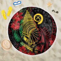 Vanuatu Meri Krismas Beach Blanket Conch Shell Tribal Art LT7 One Size 150cm Art - Polynesian Pride