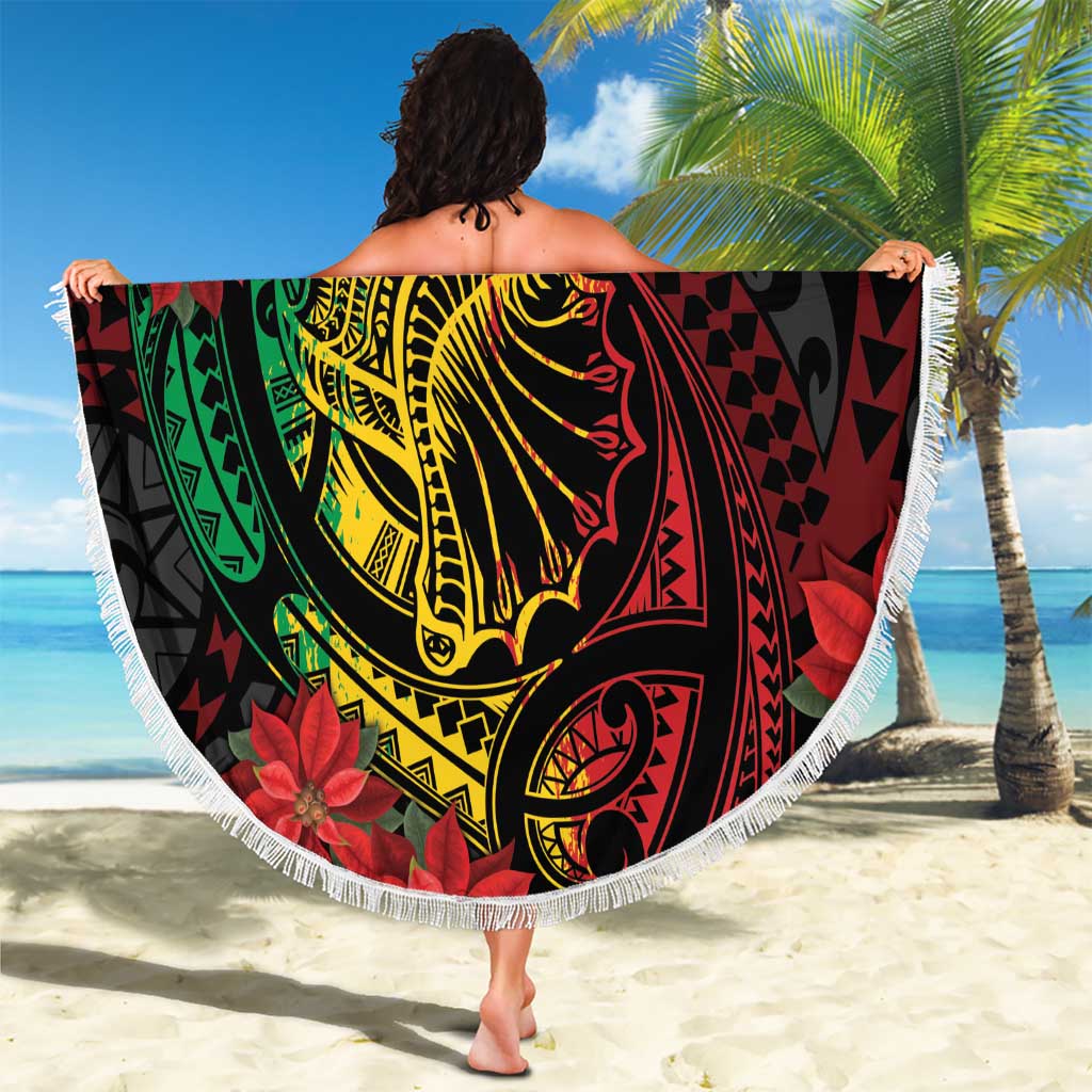 Vanuatu Meri Krismas Beach Blanket Conch Shell Tribal Art LT7 - Polynesian Pride