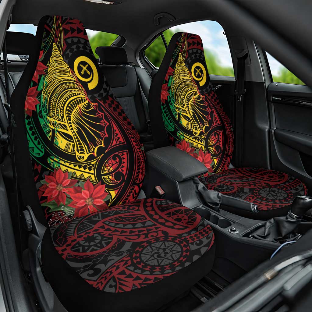 Vanuatu Meri Krismas Car Seat Cover Conch Shell Tribal Art LT7 One Size Art - Polynesian Pride