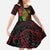 Vanuatu Meri Krismas Family Matching Off Shoulder Maxi Dress and Hawaiian Shirt Conch Shell Tribal Art