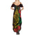 Vanuatu Meri Krismas Family Matching Summer Maxi Dress and Hawaiian Shirt Conch Shell Tribal Art