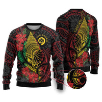 Vanuatu Meri Krismas Ugly Christmas Sweater Conch Shell Tribal Art LT7 Art - Polynesian Pride