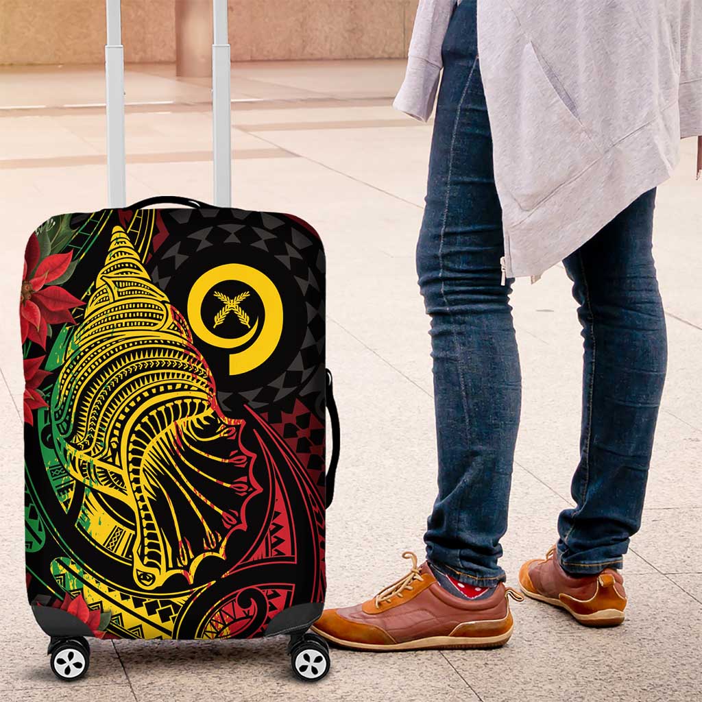 Vanuatu Meri Krismas Luggage Cover Conch Shell Tribal Art LT7 Art - Polynesian Pride