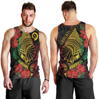 Vanuatu Meri Krismas Men Tank Top Conch Shell Tribal Art LT7 - Polynesian Pride