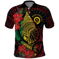 Vanuatu Meri Krismas Polo Shirt Conch Shell Tribal Art LT7 Art - Polynesian Pride