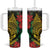 Vanuatu Meri Krismas Tumbler With Handle Conch Shell Tribal Art