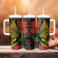 Vanuatu Meri Krismas Tumbler With Handle Conch Shell Tribal Art LT7 - Polynesian Pride