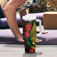 Vanuatu Meri Krismas Tumbler With Handle Conch Shell Tribal Art LT7 - Polynesian Pride