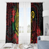 Vanuatu Meri Krismas Window Curtain Conch Shell Tribal Art LT7 - Polynesian Pride