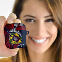 Samoa Moso'oi Flowers Tatau AirPods Case Festive National Color LT7 - Polynesian Pride