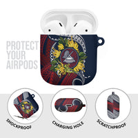 Samoa Moso'oi Flowers Tatau AirPods Case Festive National Color LT7 - Polynesian Pride