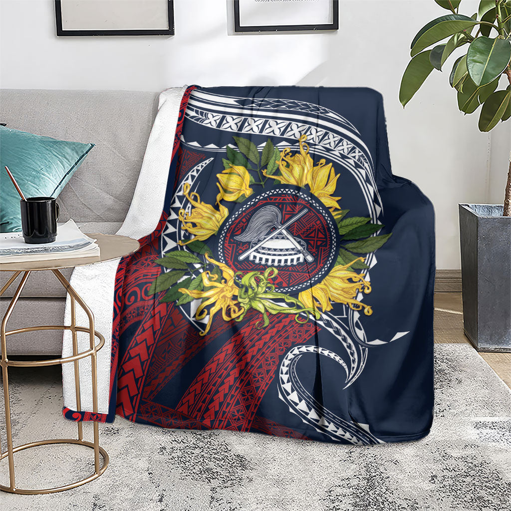Samoa Moso'oi Flowers Tatau Blanket Festive National Color LT7 - Polynesian Pride
