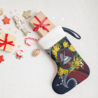 Samoa Moso'oi Flowers Tatau Christmas Stocking Festive National Color LT7 - Polynesian Pride