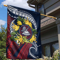 Samoa Moso'oi Flowers Tatau Garden Flag Festive National Color LT7 - Polynesian Pride