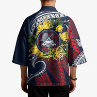Samoa Moso'oi Flowers Tatau Kimono Festive National Color LT7 - Polynesian Pride